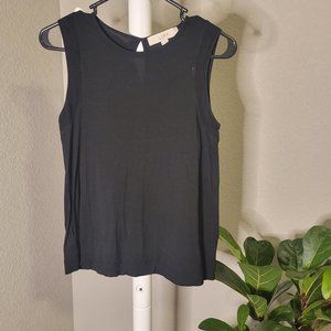 3 for $15, 5 for $20 Loft Black Shell Tank Blouse